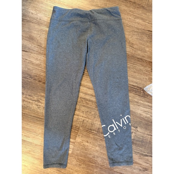 Calvin Klein Pants - Calvin Klein Performance Stretch Gray Womens Legging Sz L. Comfort